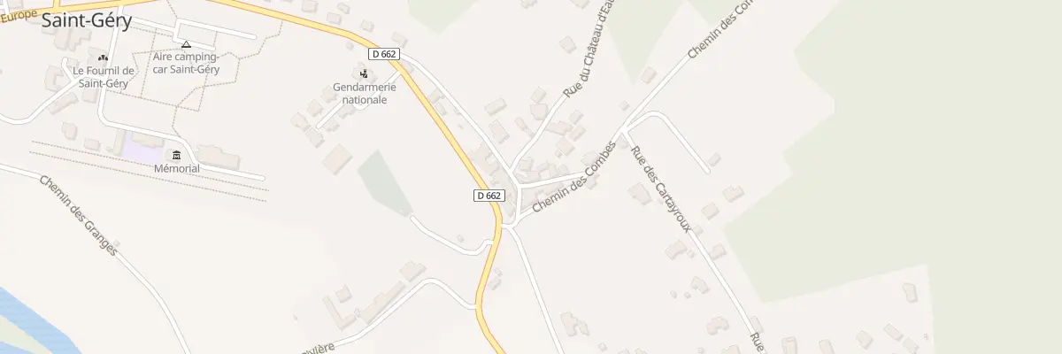 Plan du 5088 Le Mas à Saint Géry-Vers