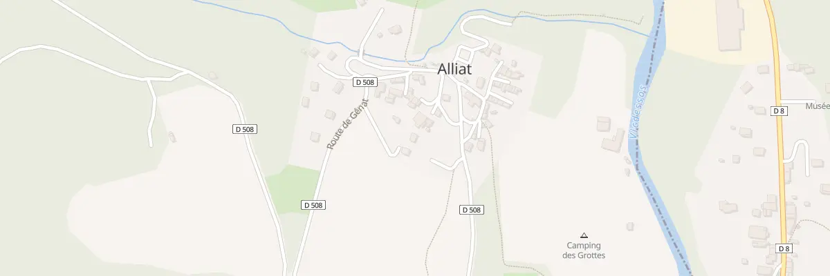 Plan du 11 Village à Alliat