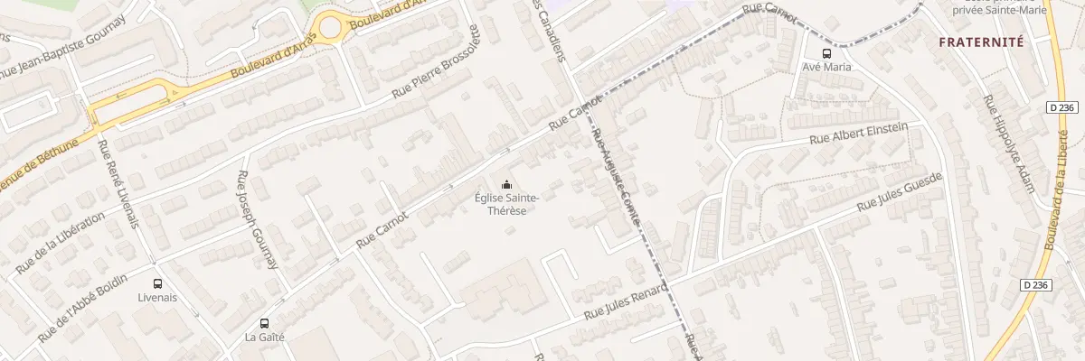 Plan du 260 Rue Carnot au Portel