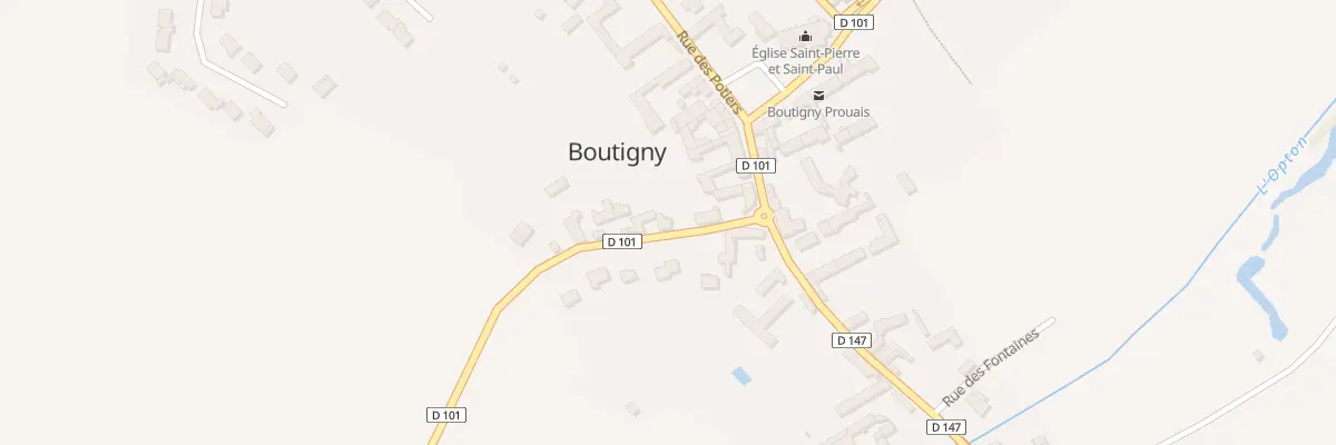 Plan du 10 Rue de la Colonie à Boutigny-Prouais