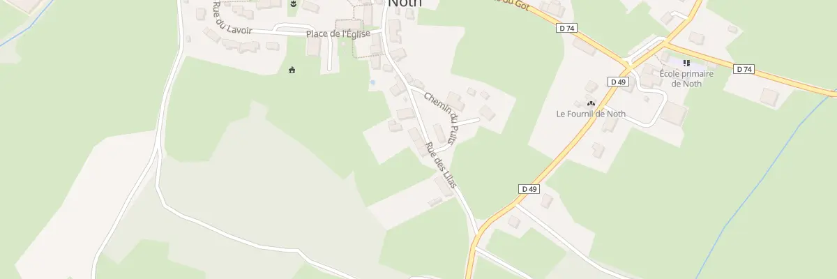 Plan du 16 Rue des Lilas à Noth