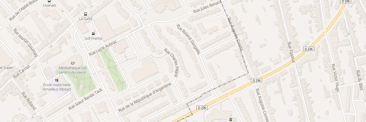 Plan du 10 Rue Charles Peguy au Portel