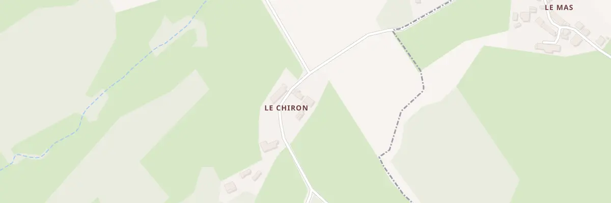 Plan du 5044 Le Chiron à Chamborand