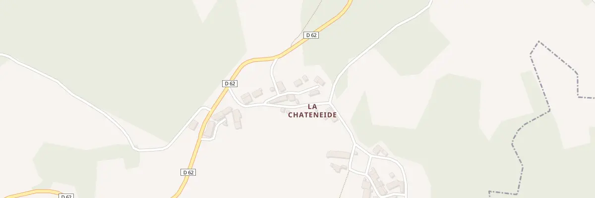 Plan du 9 La Chatenede à Saint-Goussaud
