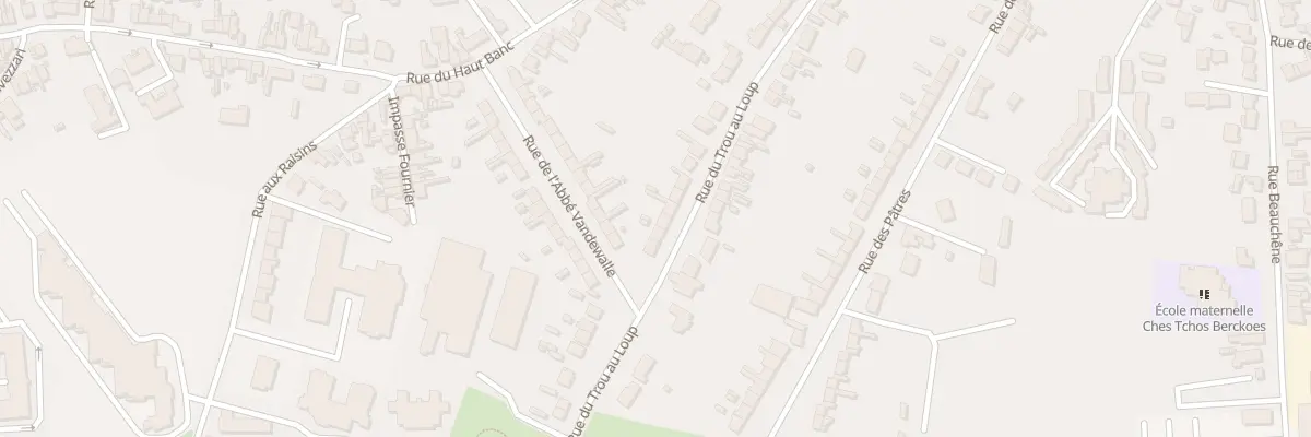 Plan du 48 Rue du Trou au Loup à Berck