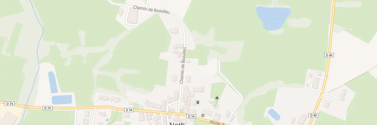 Plan du 12 Chem de Beaulieu à Noth