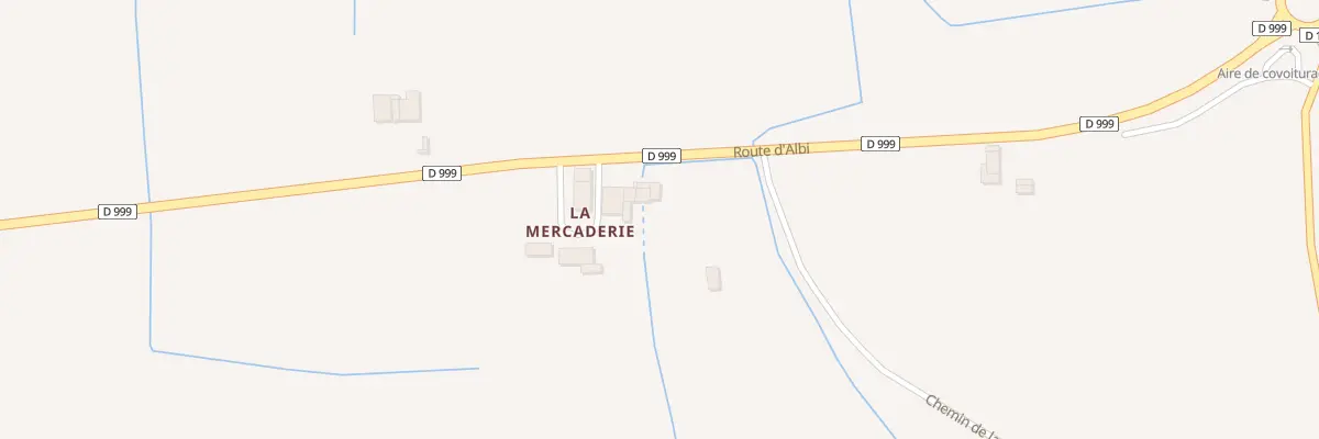 Plan du 563 Che de la Mercaderie à Montgaillard
