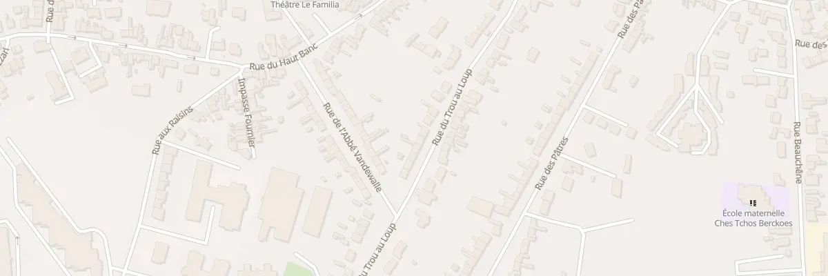 Plan du 44 Rue du Trou au Loup à Berck