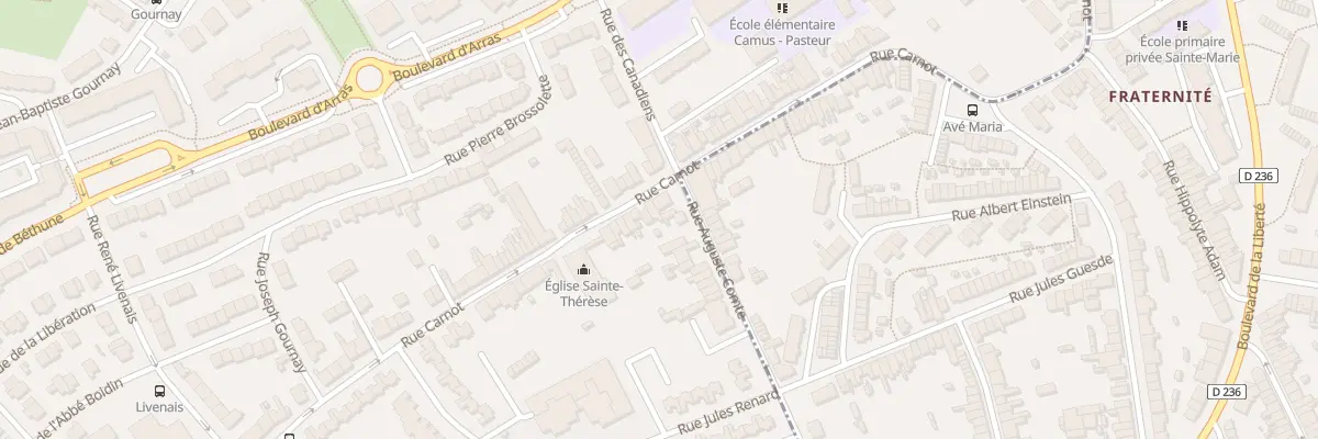 Plan du 272 Rue Carnot au Portel
