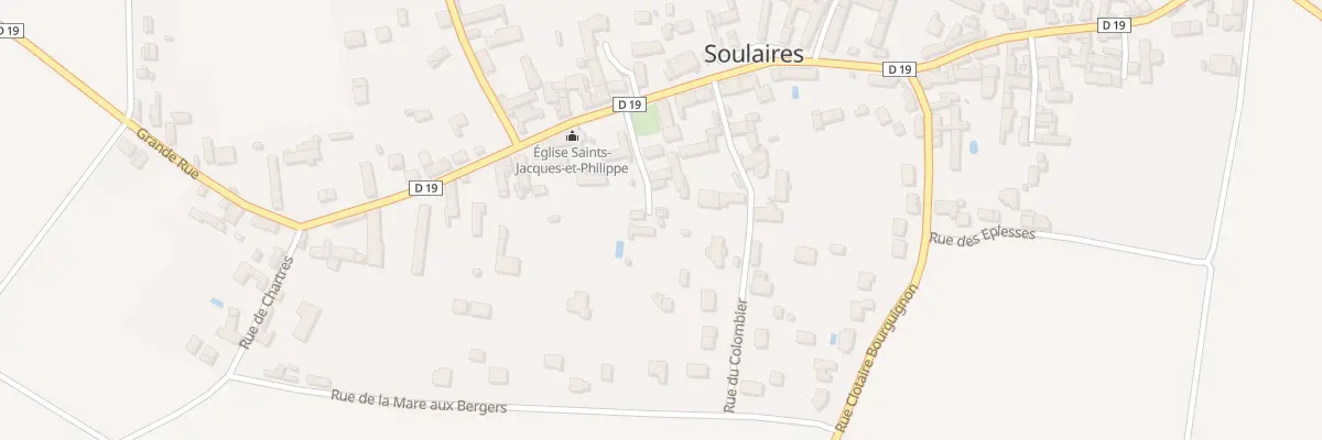 Plan du 1 Imp des Tilleuls à Soulaires