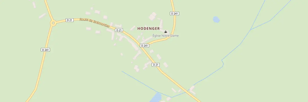 Plan du 2 Rte de Saumont à Hodeng-Hodenger