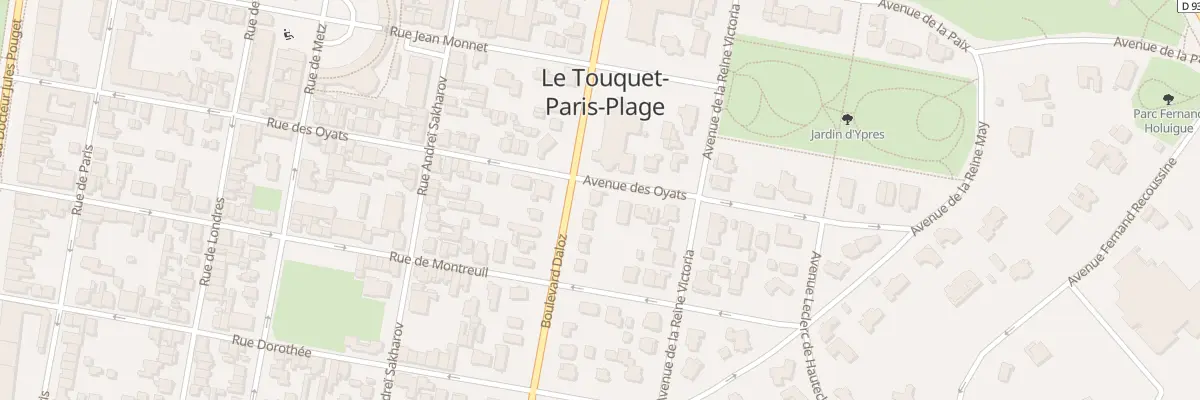Plan du 55 Bd Daloz au Touquet-Paris-Plage