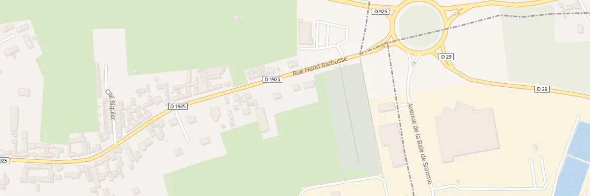 Plan du 86 Rue Henri Barbusse à Fressenneville