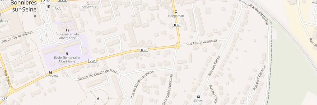 Plan du 62 Rue Gambetta à Bonnières-sur-Seine