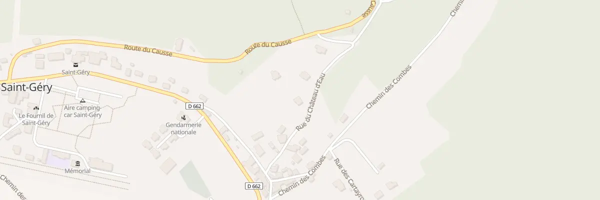 Plan du 5247 La Courpe à Saint Géry-Vers