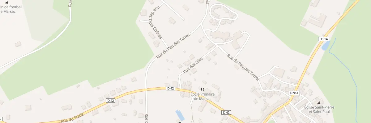 Plan du 1 Rue des Lilas à Marsac