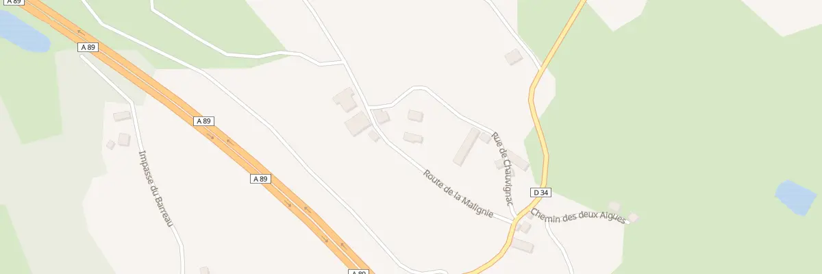 Plan du 5104 Chauvignac à Saint-Pardoux-l’Ortigier