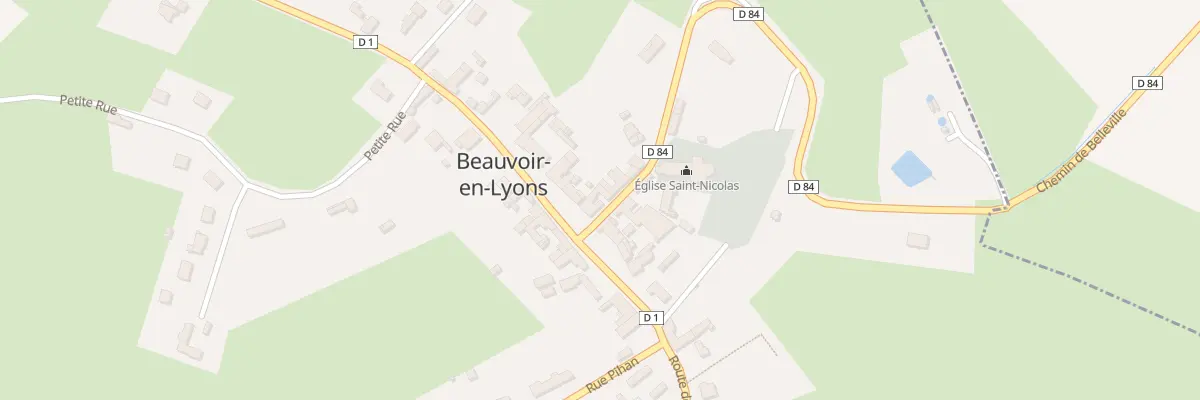 Plan du 5204 Le Bourg à Beauvoir-en-Lyons