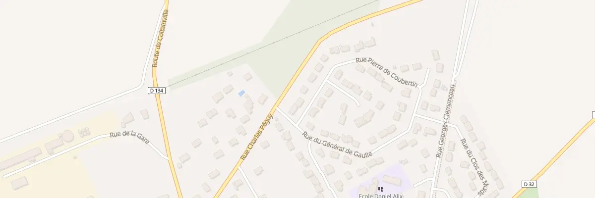 Plan du 3 Rue Pierre de Coubertin à Coltainville