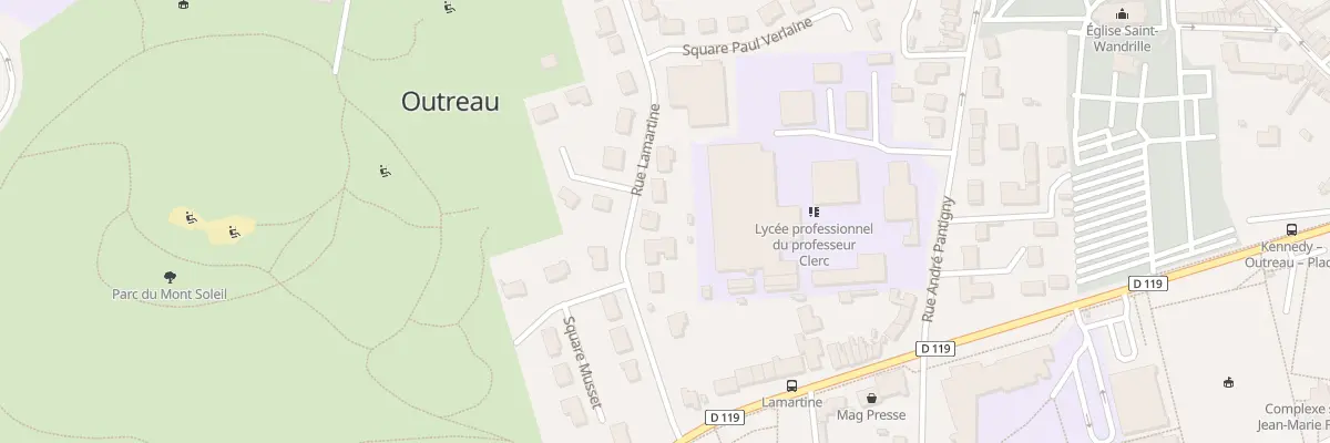 Plan du 6 Rue Lamartine à Outreau