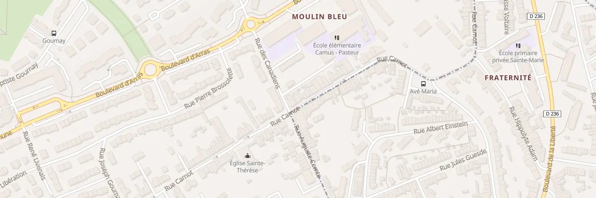 Plan du 339 Rue Carnot au Portel