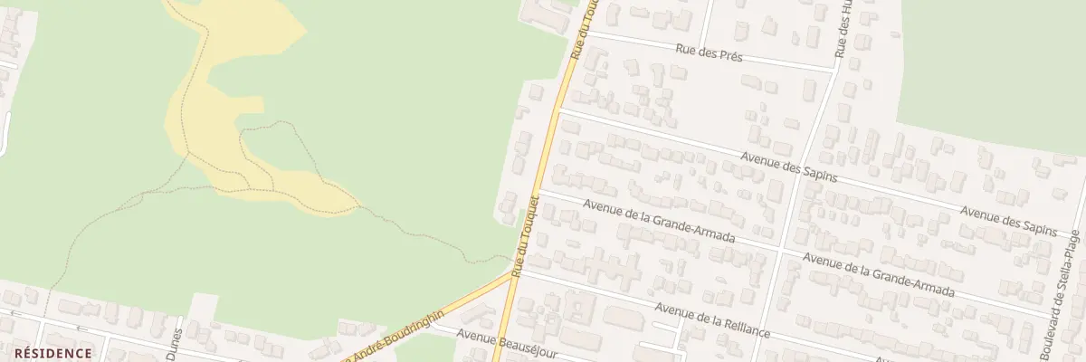Plan du 344 Rue du Touquet à Merlimont