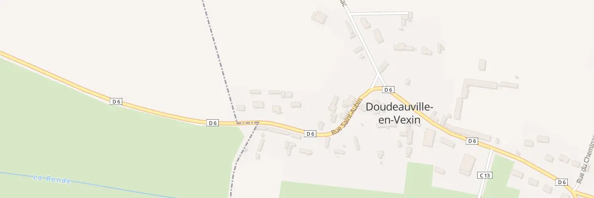 Plan du 24B Rue Saint Aubin à Doudeauville-en-Vexin