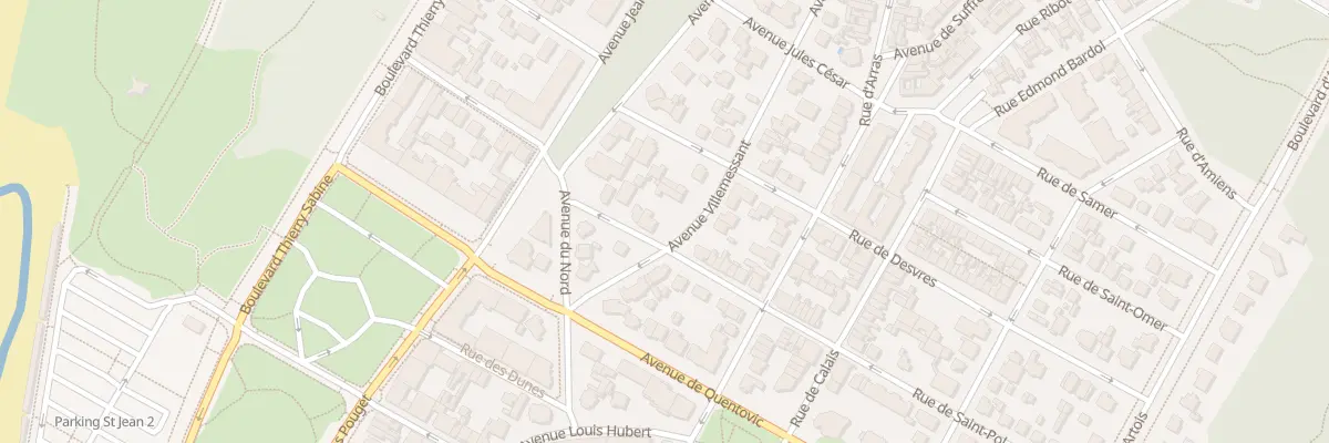 Plan du 9 Rue de Saint-pol au Touquet-Paris-Plage
