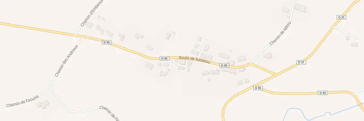 Plan du 796 Rte de Ratabou à Montlaur