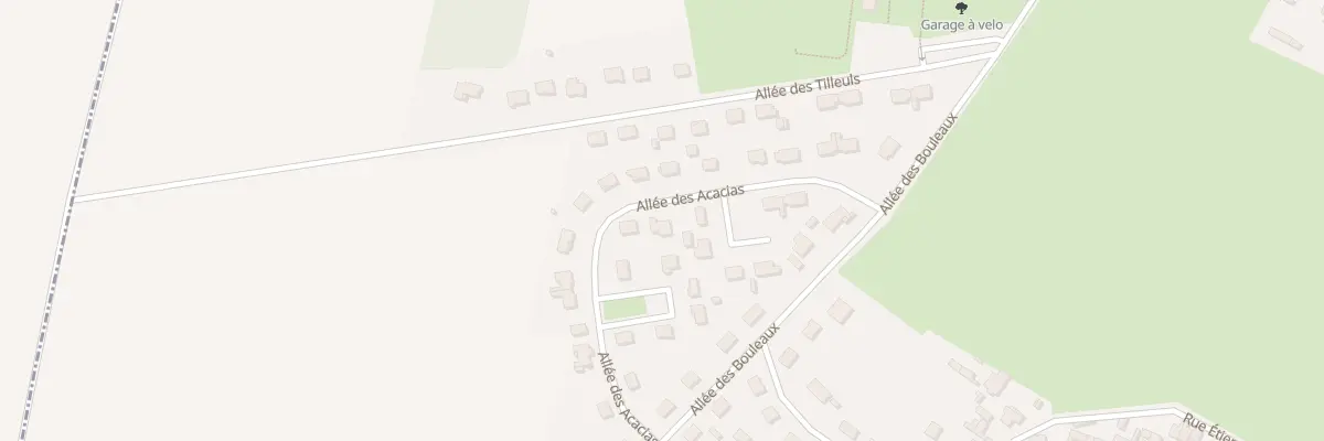 Plan du 7 All des Acacias à Feuquières-en-Vimeu