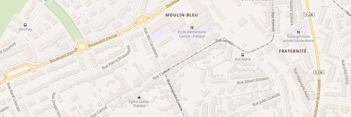 Plan du 347 Rue Carnot au Portel
