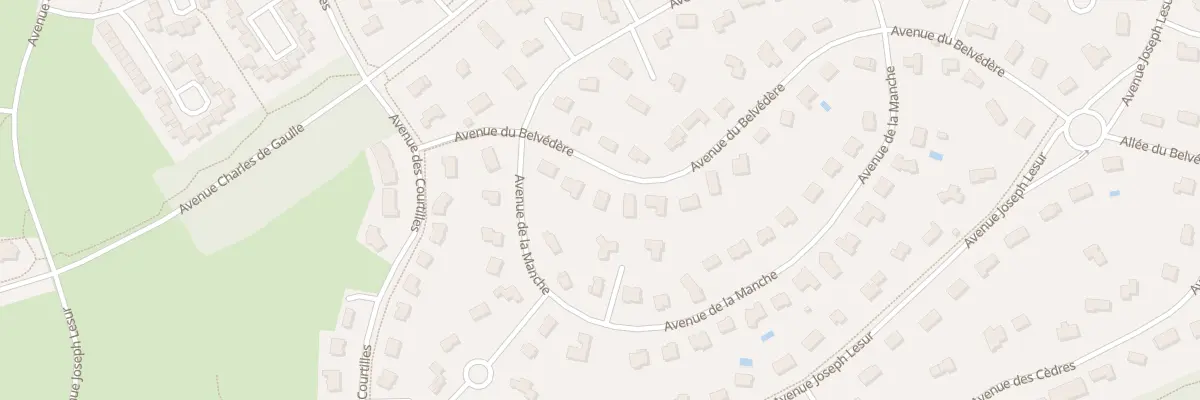 Plan du 145 All du Belvédère à Neufchâtel-Hardelot