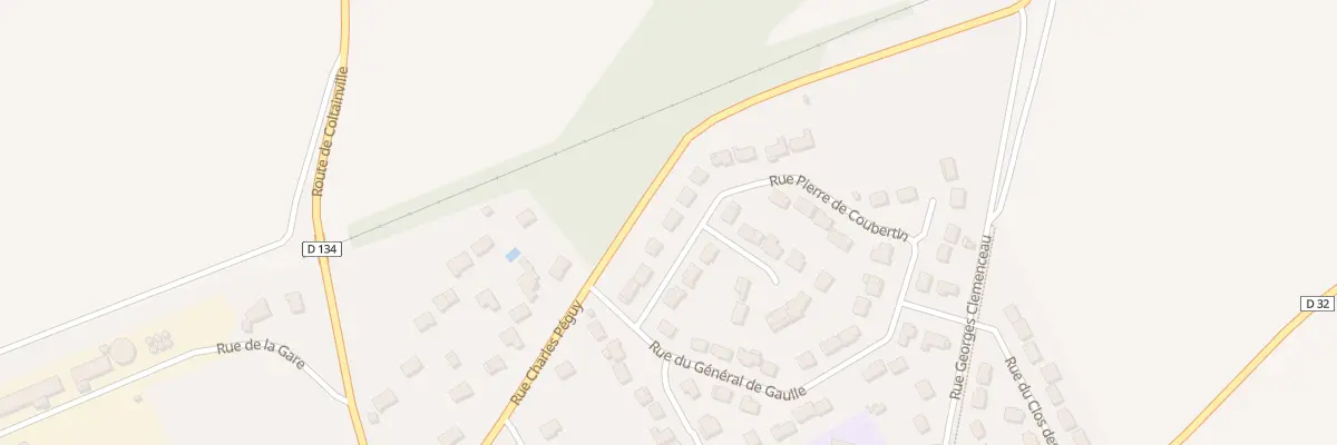 Plan du 7 Rue Pierre de Coubertin à Coltainville