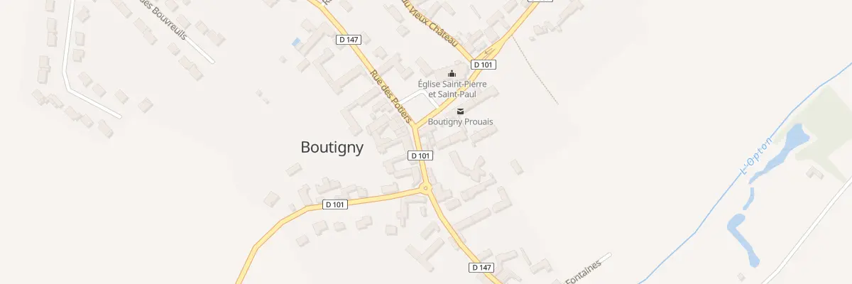 Plan du 2 Rue du Rosaire à Boutigny-Prouais