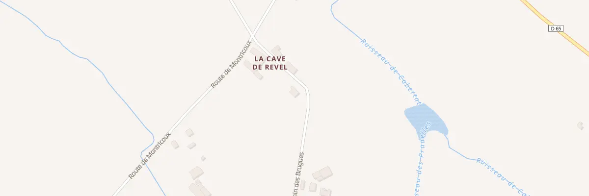 Plan du 110 Che des Brugues à Vaïssac