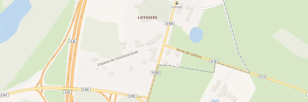 Plan du 24 Lothiers à Luant