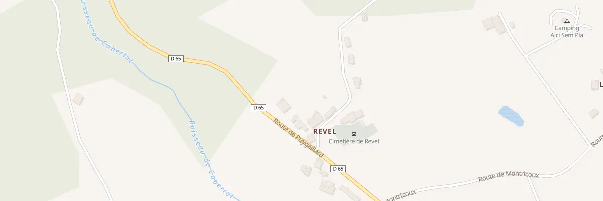 Plan du 55 Ham de Revel à Vaïssac