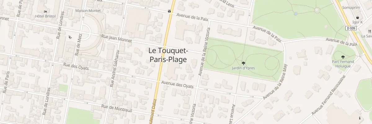 Plan du 9003 Av Edouard 7 au Touquet-Paris-Plage