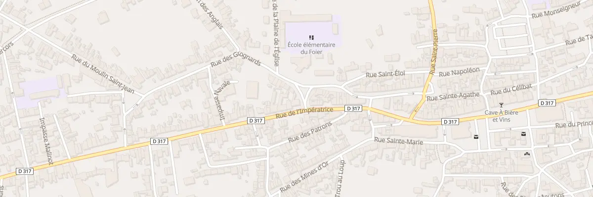 Plan du 383 Rue de l’Impératrice à Berck