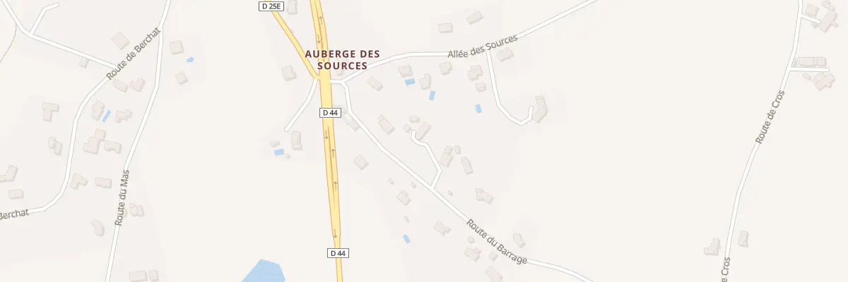 Plan du 173 Rte Du Barrage à Sainte-Féréole