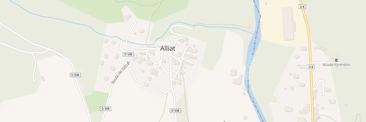 Plan du 29 Village à Alliat