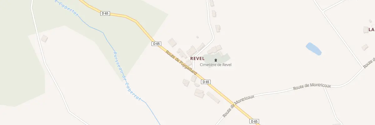 Plan du 35 Ham de Revel à Vaïssac
