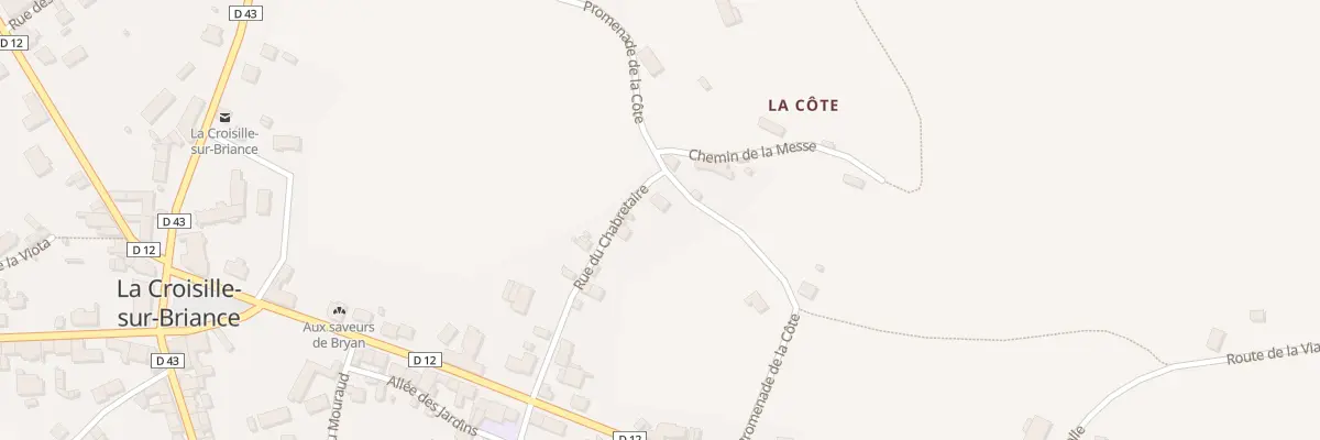 Plan du 20 Prom de la Cote à La Croisille-sur-Briance