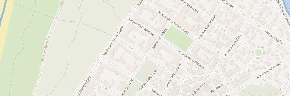 Plan du 5B Res Le Tourville Av Tourville au Touquet-Paris-Plage