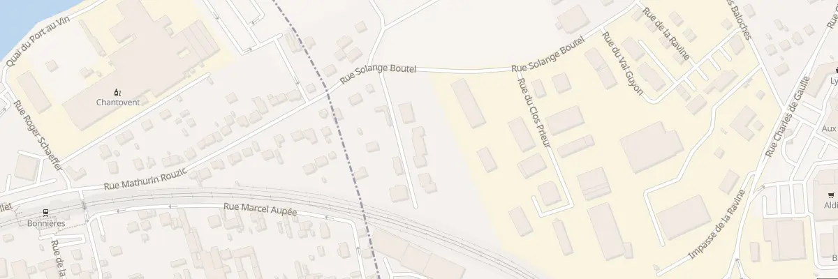 Plan du 38 Rue Solange Boutel à Freneuse