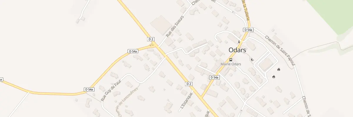 Plan du 56 Village à Odars