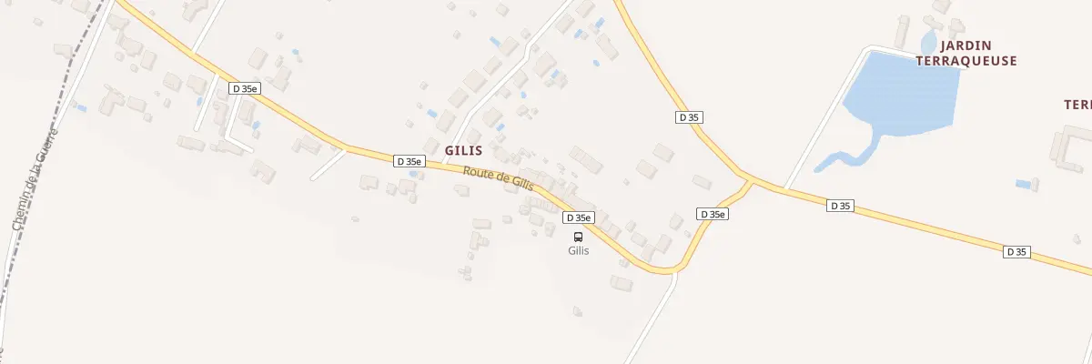 Plan du 16B Gilis à Calmont