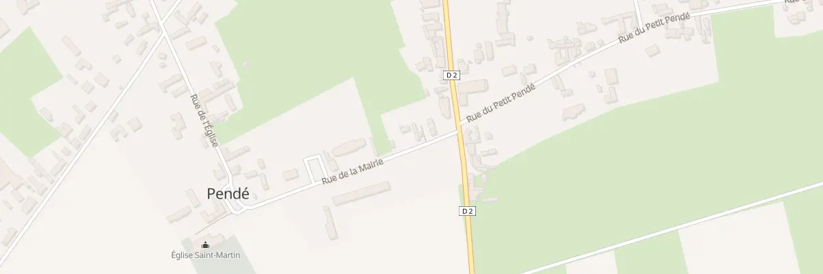 Plan du 6 Rue de la Mairie à Pendé