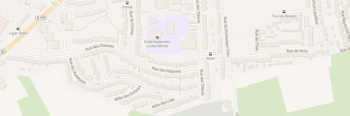 Plan du 84 Rue des Platanes à Outreau