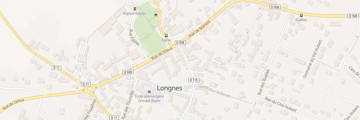 Plan du 5 Rue de la Libération à Longnes